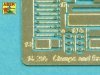 Aber 16029 Handles for towing ropes and tensioning the tracks of Tiger I and King Tiger tanks 1/16